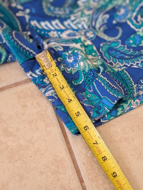 Ralph Lauren Blue Paisley Shorts Size 6P - Picture 5 of 5